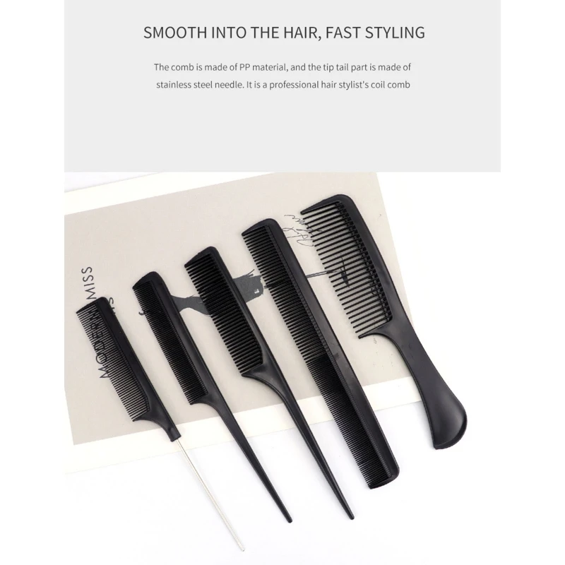 

10 шт., антистатические расчески для стрижки волос