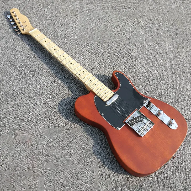 Telecaster TL электрическая гитара Mahogny Body Maple Neck Бесплатная доставка в наличии |