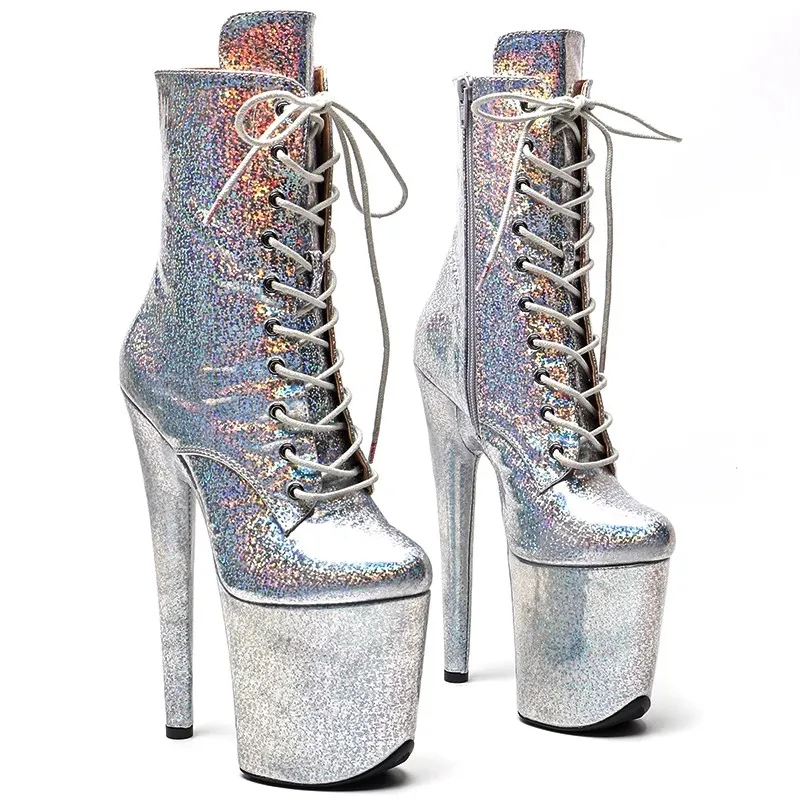 LAIJIANJINXIA/Новинка 20 см/8 дюймов женские современные ботильоны на платформе и