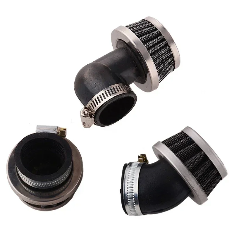 

Воздушные фильтры для мотоциклов 28 мм, 32 мм, 35 мм, 38 мм, 42 мм, универсальный ATV, скутер, велосипед для грязи, прямой изогнутый правый мини-очиститель воздушного фильтра