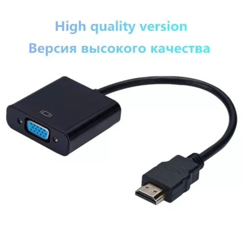

HD 1080P Digital to Analog Converter Cable HDMI-compatible to VGA Adapter For PS4 PC Laptop TV Box to Projector Displayer