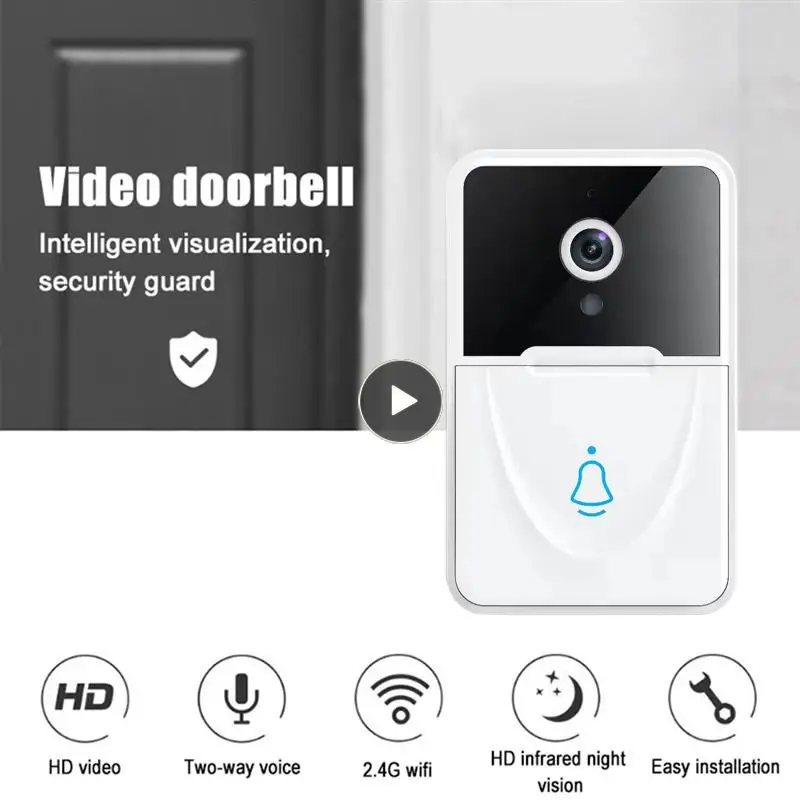 

Long Standby Visual Doorbell Voice Intercom Wireless Smart Video Doorbell Smart Home Home Doorbell Video Call Remote Monitoring