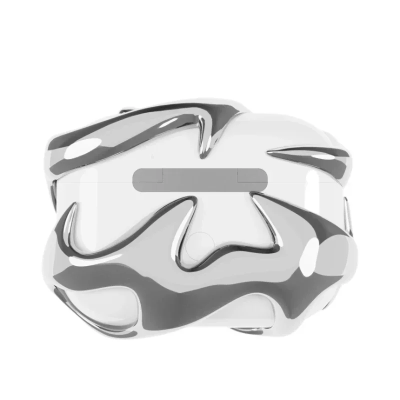 Чехол для Airpods THE OEN с серебряным зубом украшение оригинальный дизайн крутой