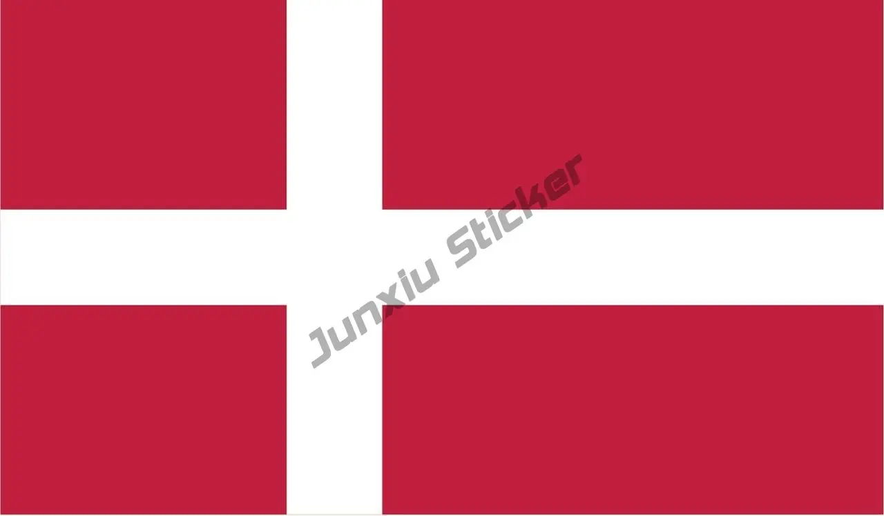 Креативная наклейка Дания карта флага Дании с гербом высококачественные