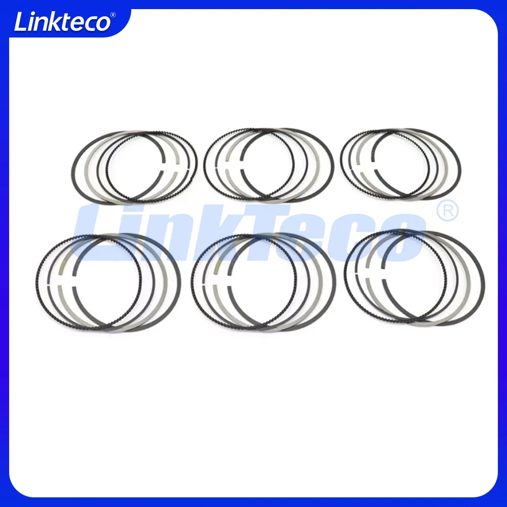Комплект поршневых колец двигателя подходит для 3.0 T L L6 GAS N52B30 06-13 BMW 128I 325I 328I 330I 525I
