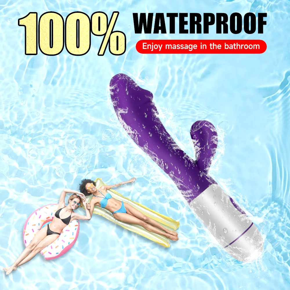 Вибратор-Кролик для точки G секс-игрушка женщин фаллоимитатор массажер клитора