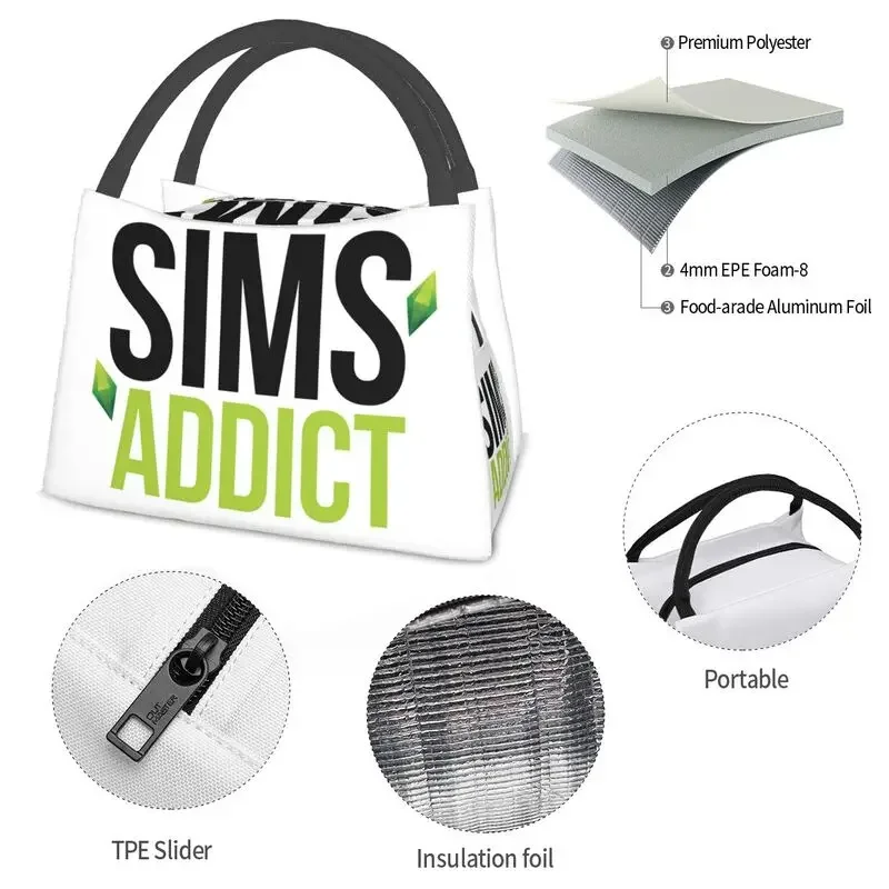 Милый семейный Портативный Ланч-бокс для видеоигр женщин водонепроницаемый