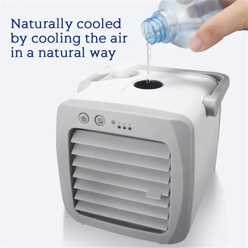 

Air Cooler Portable Mini USB Air Conditioner 150ml 3 Speed Cooling Fan Humidifier for Summer Home Travel School Sport Office