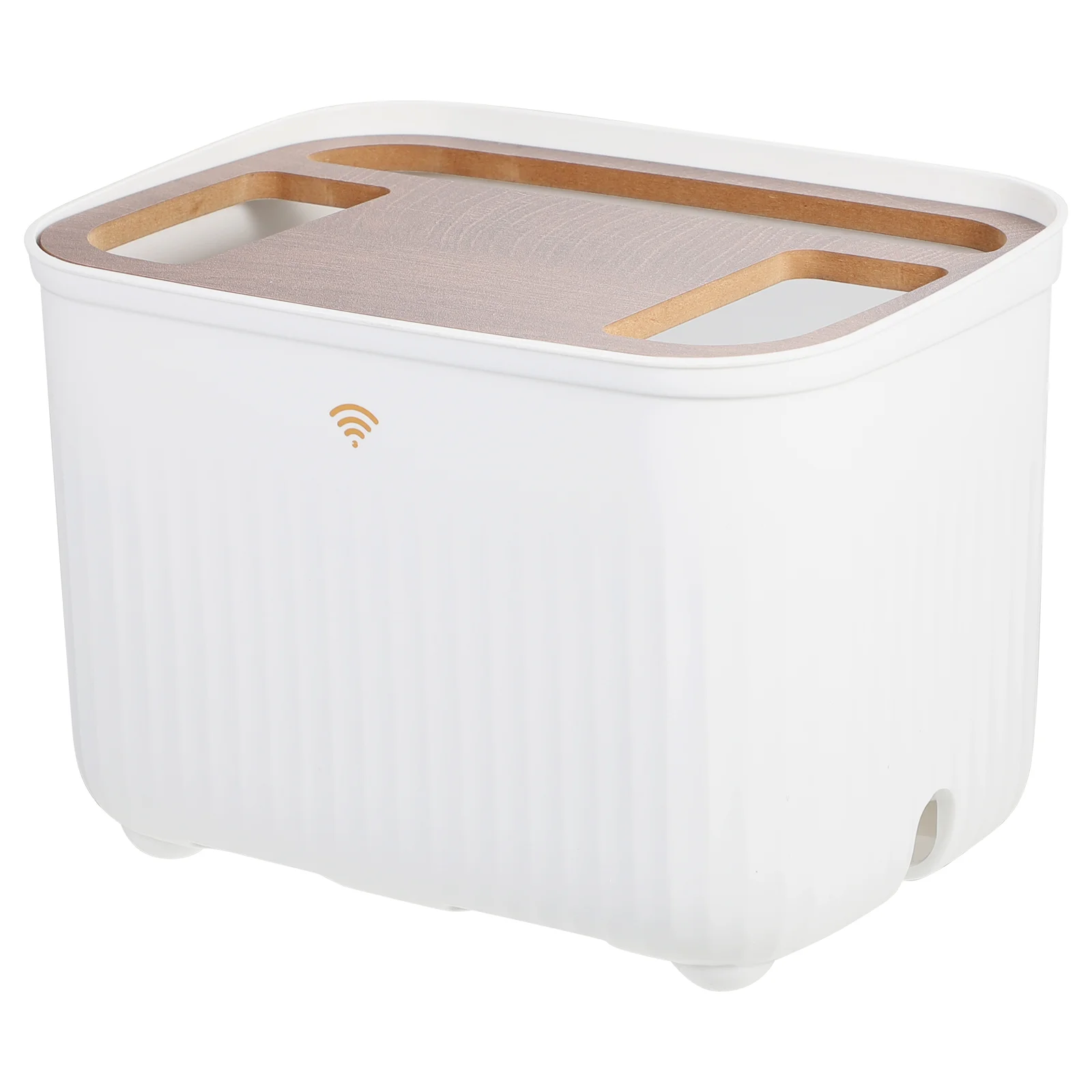 

Desktop Router Storage Box Plastic Router Holder Router Cable Management Case