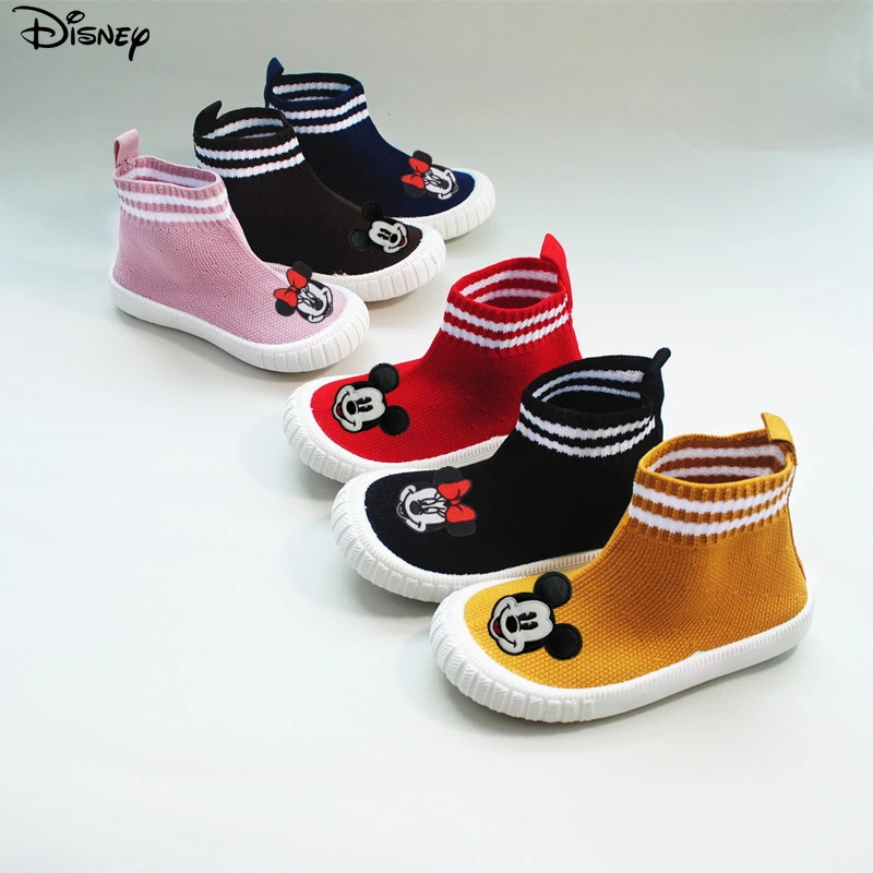 

Disney children's cartoon rice mouse girl boy thickened warm anti-slip casual shoes boots sports shoes student running shoes