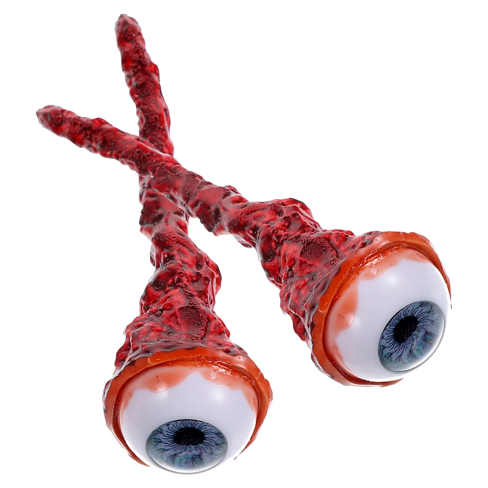 

2 Pcs Upholstery Trim Halloween Eyeball Decor Scary Horror Toy False Decorative Emulsion Fake Playing Latex Eyeballs