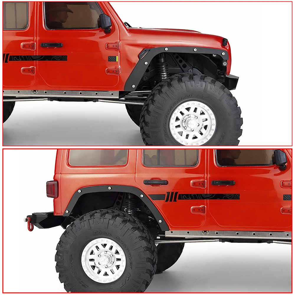 AXSPEED Нержавеющее колесо, брызговики для осевого SCX10 III AXI03007 JEEP Wrangler 110 RC Гусеничный автомобиль, Корпус кузова, детали (art.: 3920be1b0fdee) - 3920be1b0fdee
