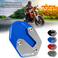 for bmw f900xr f900r 2019 2020 2021 motorcycle cnc aluminum foot side stand enlarge extension kickstand plate pad support shell