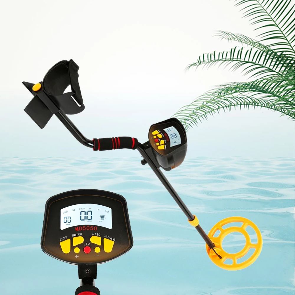 

MD5050 Professtional Metal Detector Underground Adjustable Gold Detectors Treasure Hunter Tracker Seeker
