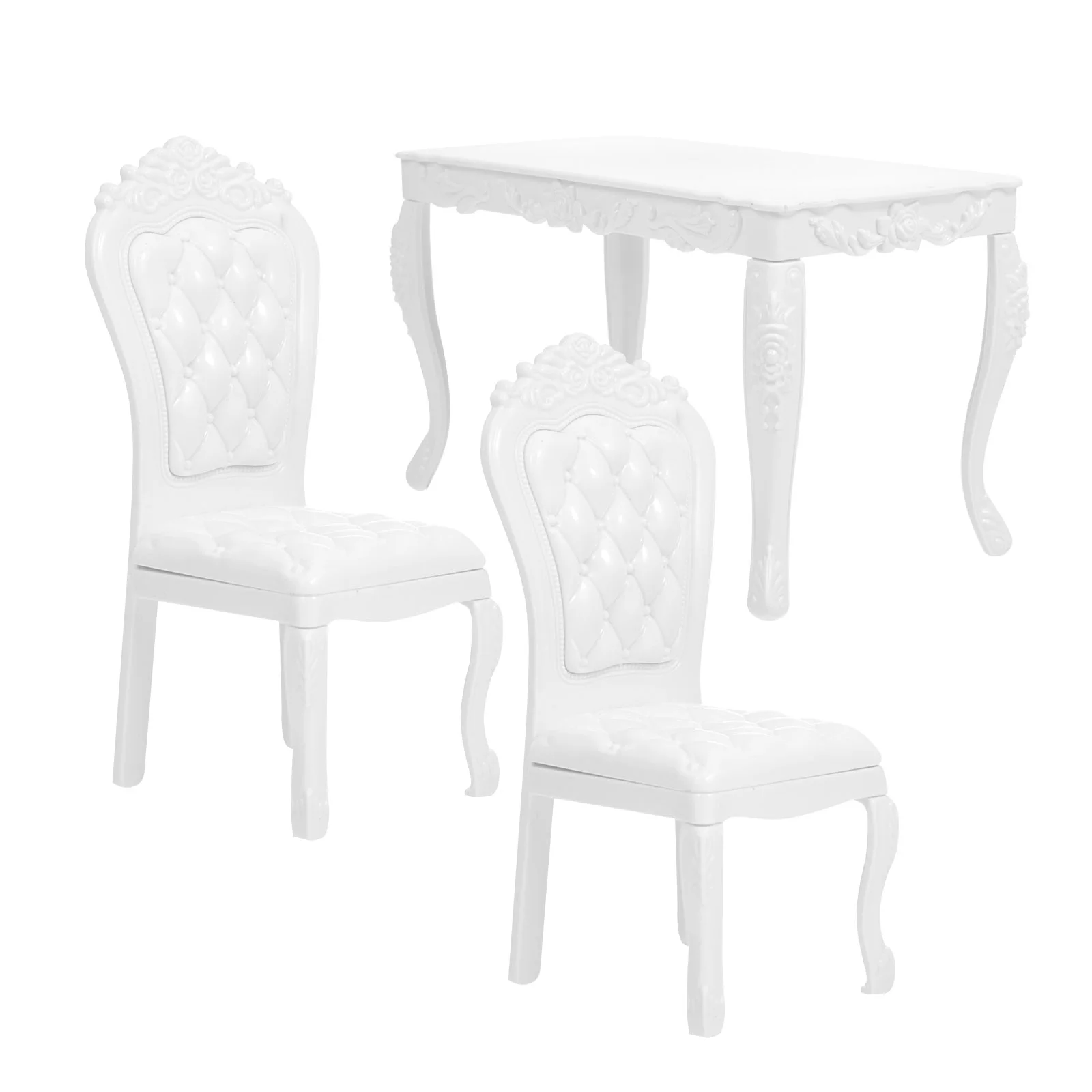 

Детский игровой набор, аксессуары для мини-дома, настольная мебель, Игрушечная модель, миниатюрная сцена, белый, для детей