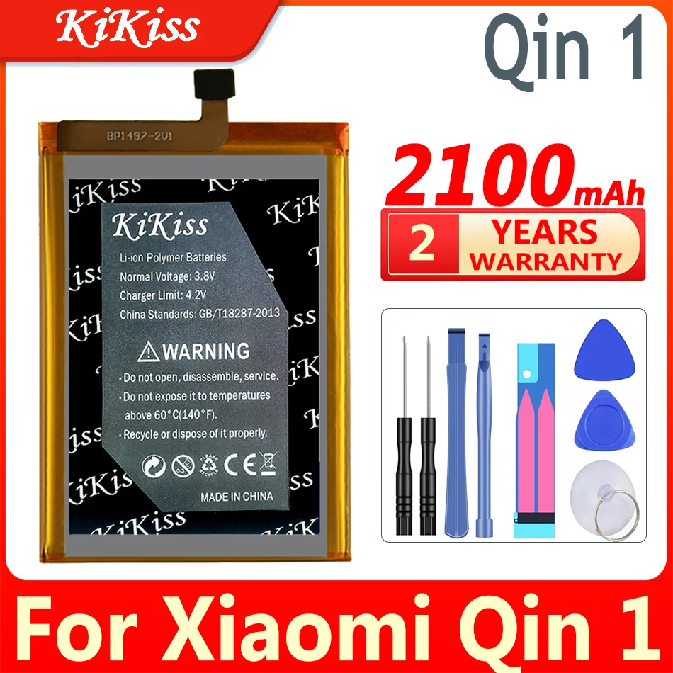 

2100mah KiKiss Powerful Battery Qin1 for Xiaomi Qin 1 Mobile Phone Batteries