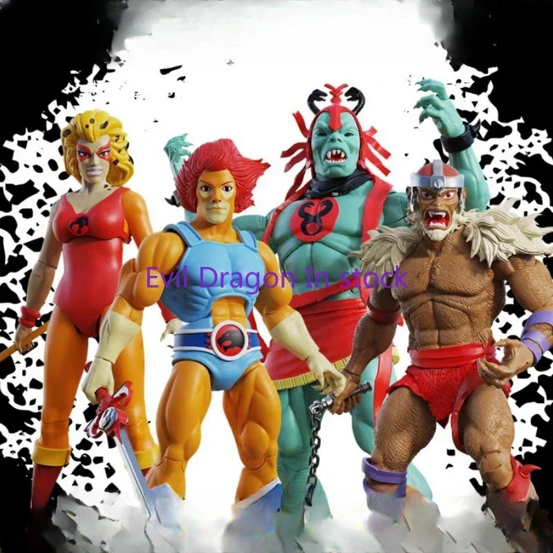 Фото Игрушка In Spot Super7 Thunderbolt Cat Wave 6 Tcw6 Lion Cat Demon King Leopard Female Monkian в ретро-стиле, подарок на день рождения №4