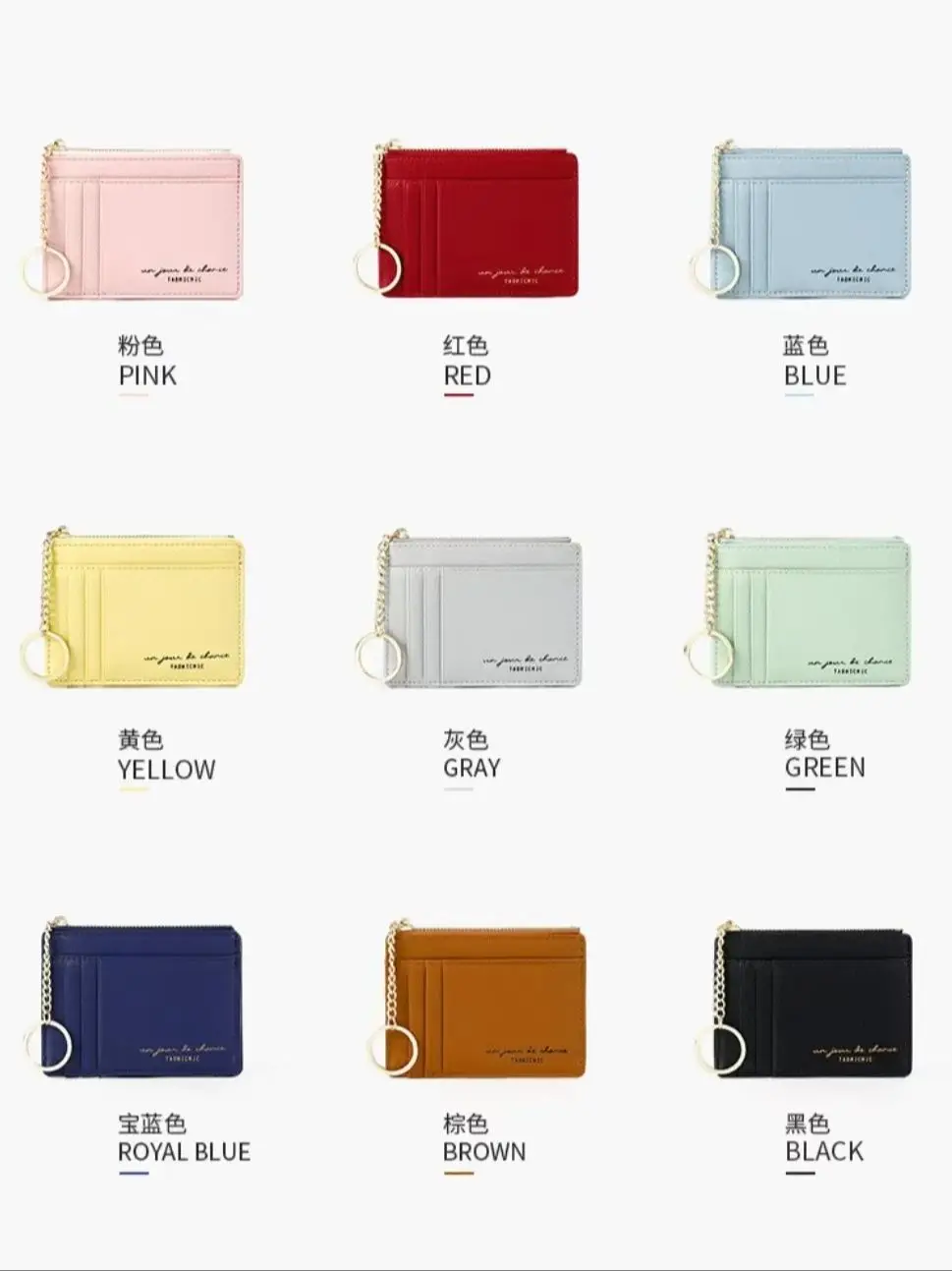 Мини-кошелек на молнии маленький кошелек чехол с несколькими слотами для карт