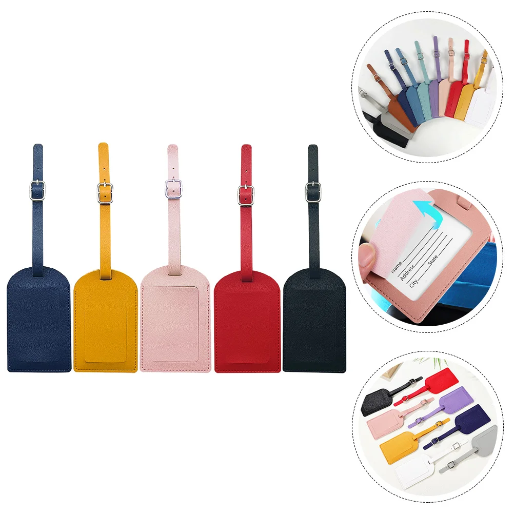 

Boarding Pass Travel Luggage Tags Thick Bag Portable Lanyard Identify Name Business Trip Suitcase