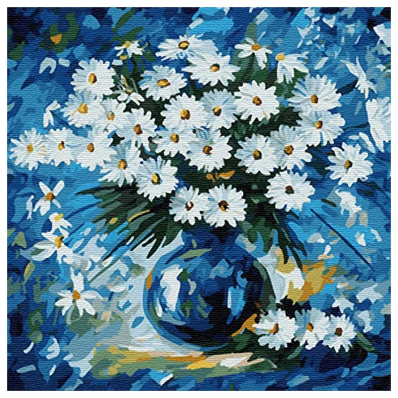 

Paint By Numbers Art Oil Painting Flower Living Room Bedroom Home Decoration Wall Decoration