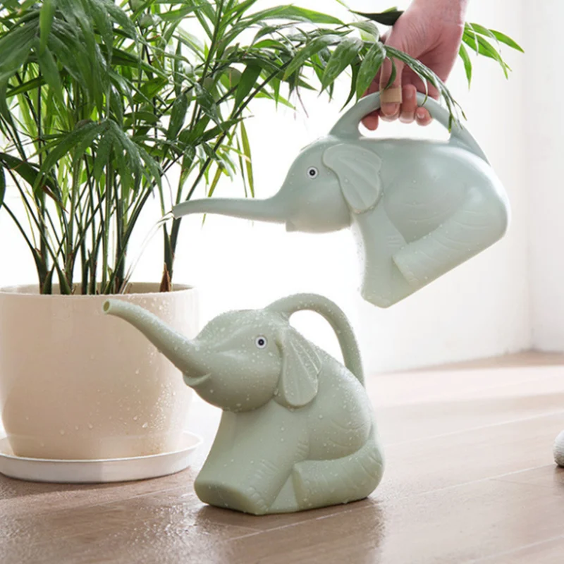 

2L Elephant Shape Watering Can Pot Home Garden Flowers Plants Watering Tool Succulents Potted Gardening Water Bottle