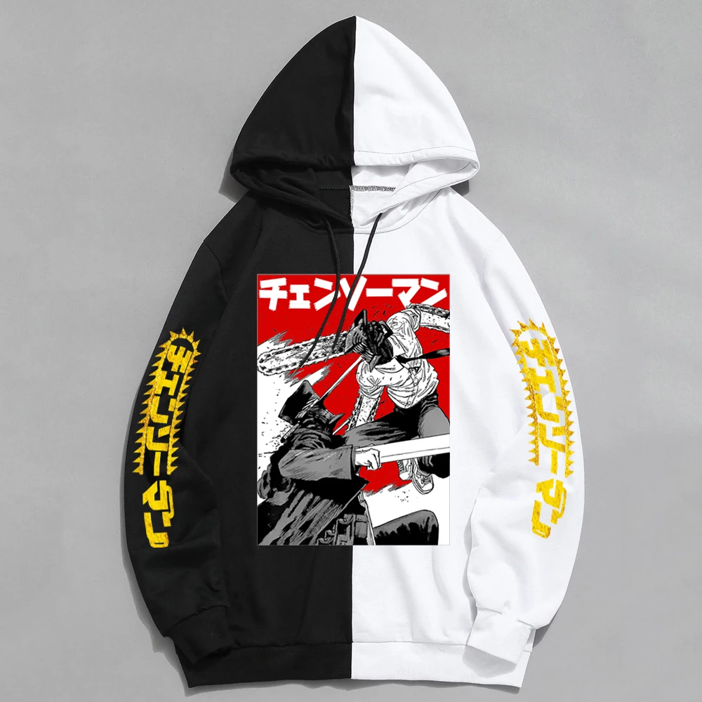 

2022 Chainsaw Man Anime Hoodies Fashion Hot Anime Manga Men/Women Long Sleeve Sweatshirt 2022 for Teen Chainsaw Man Anime Hoddie