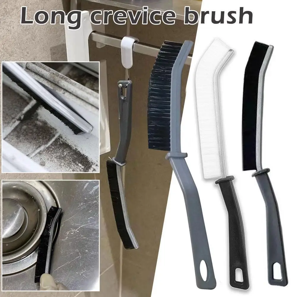 

1 Pcs Long Crevice Brush Multifunctional Gap Brush Toilet Kitchen Tile Dead Angle Cleaning Groove Brush Bathroom Cleaning Brush