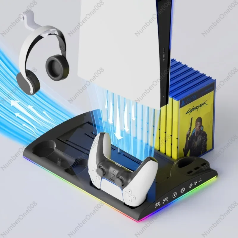 Многофункциональный кронштейн PS5/PS5Slim ручка PS5 двойное сиденье для зарядки