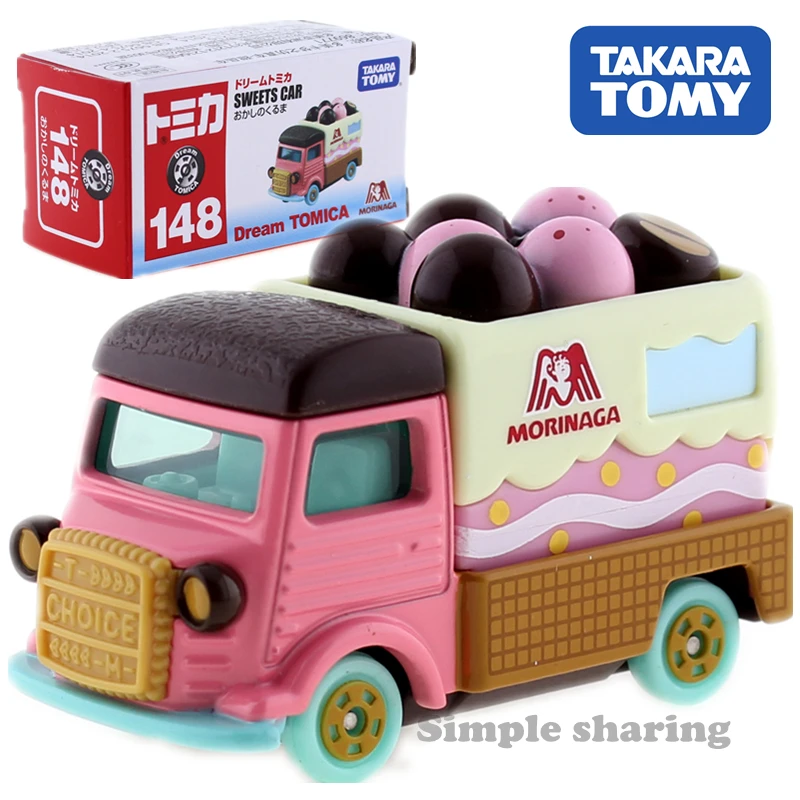 

Takara Tomy Dream TOMICA No.148 Sweets Car Mini Morinaga Diecast Car