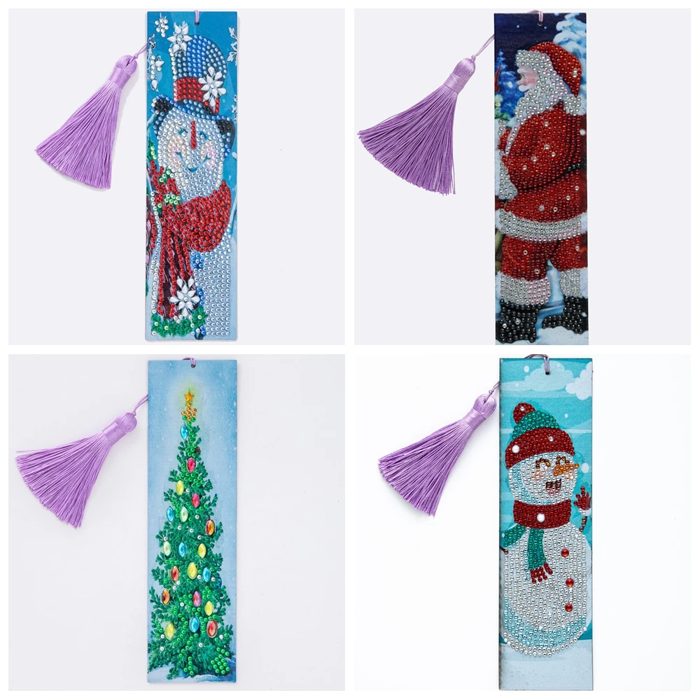 

Diamond Painting Bookmarks Embroidery Craft Diamond Art Bookmark DIY Special Shaped Drill Cross Stitch Embroidery Kits Home