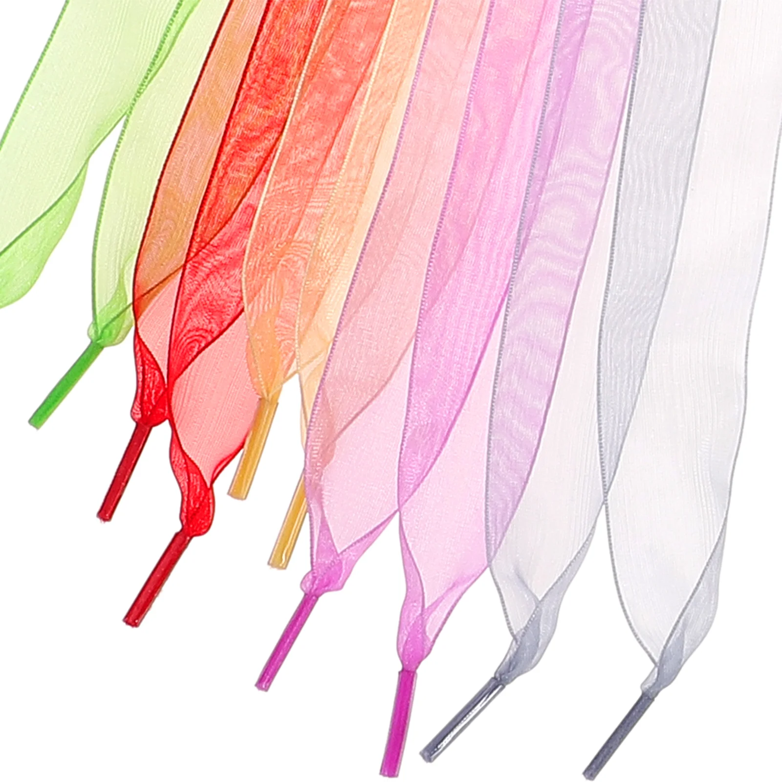 5 шт. шнурки Miss Laces для кроссовок с белой блестящей лентой обувь скейтбординга