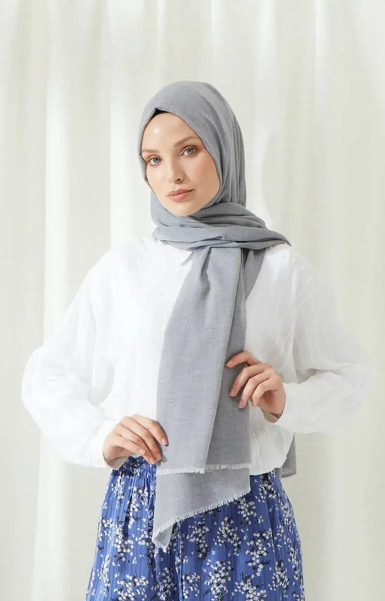 

Miray Bamboo Pamuk shal Gri