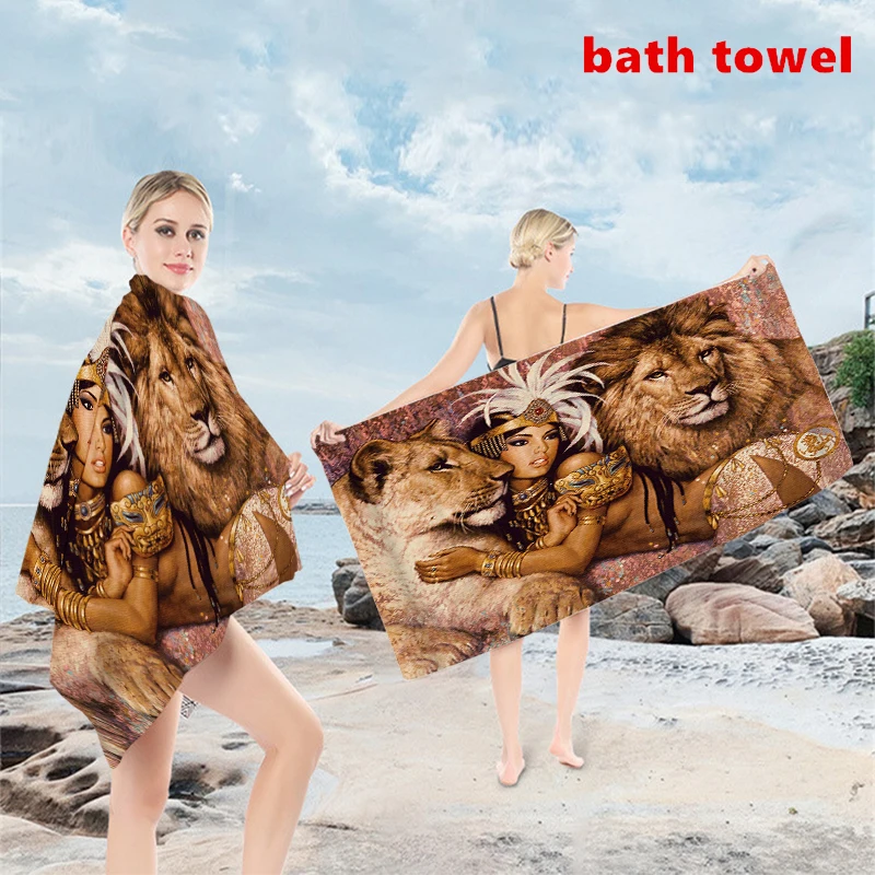 

Bath Towels Soft Water Absorbing Breathable Beach Cushion Quick Dry Towel Swimming Camping Blanket