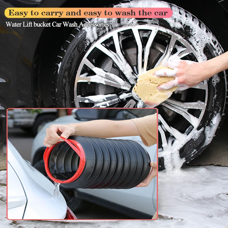 Складной автомобильный зонт ведро мусорная корзина для воды аксессуары кемпинга