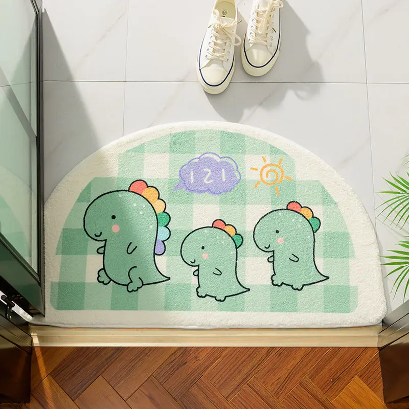 

Bath Mat Non-slip Carpet Welcome Entrance Doormats Rugs Home Soft Coral Fleece Memory Foam Rug Mat Kitchen Toilet Floor Decor
