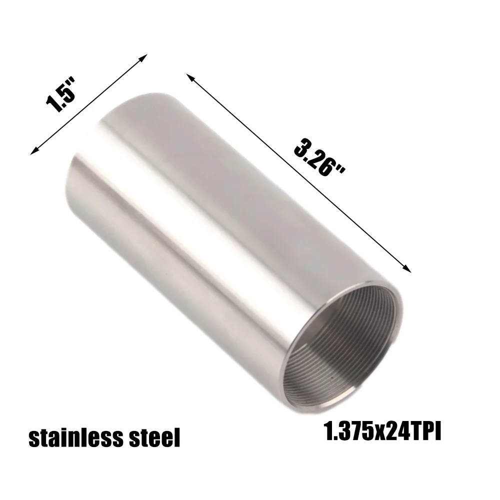 

1.375x24TPI stainless steel tube spacer adpater