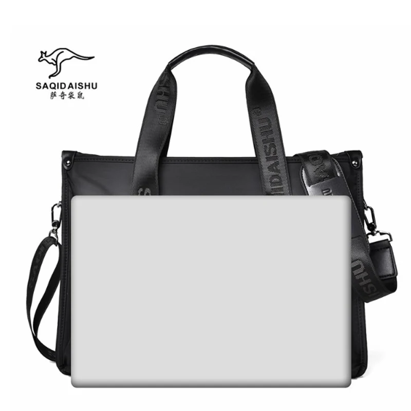 Компьютерная сумка мужской портфель мужская водонепроницаемая ткань Оксфорд