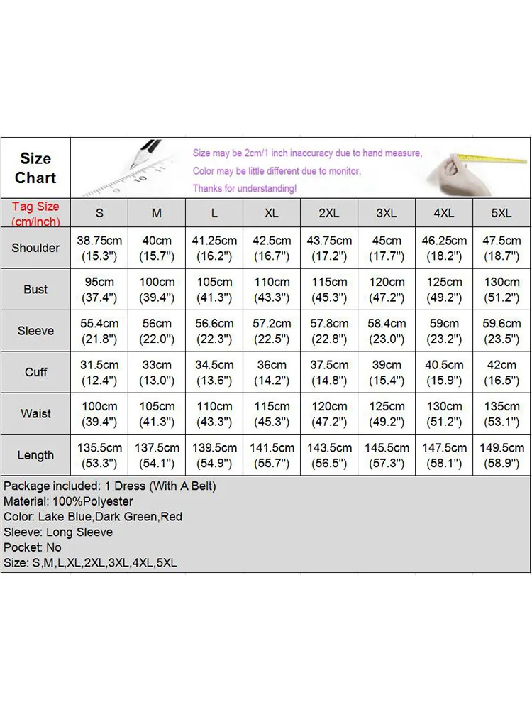 VONDA Plus Size Women 2023 Summer Dress Printed Bohemian Dress Long Sleeve Sexy V Neck Satin Party Vestido Belted Maxi Robe