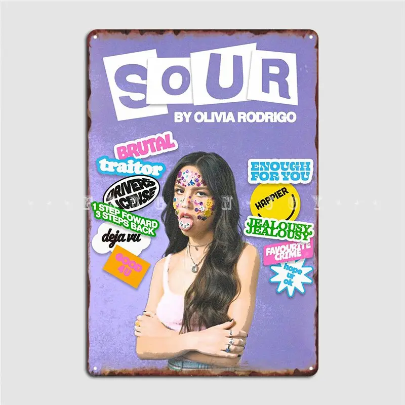 

Girls Rodrigo Magazine Metal Plaque Poster Funny Plaques Club Bar Wall Cave Tin Sign Posters