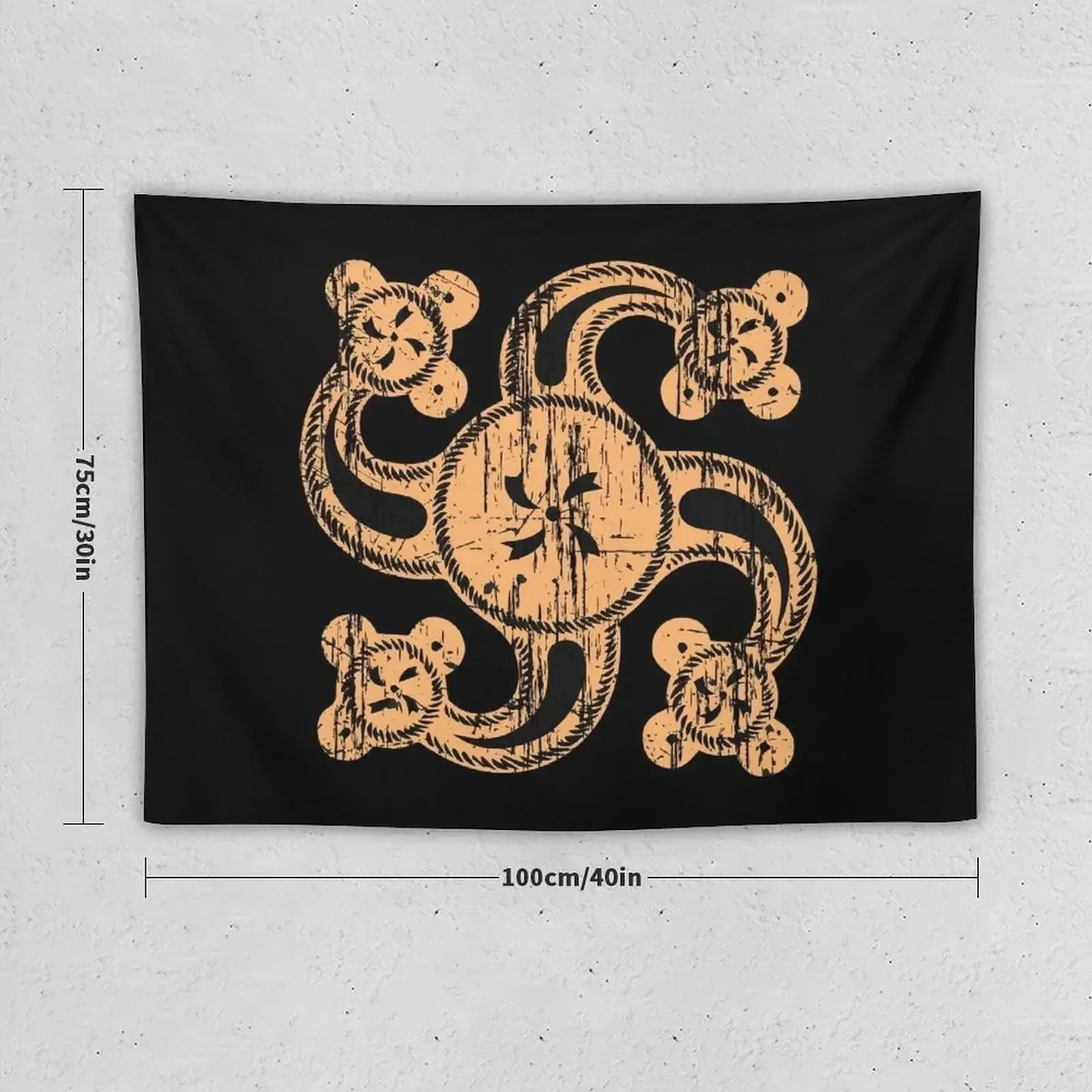 Гобелен с символом древнего молока эстетические украшения для комнаты украшение