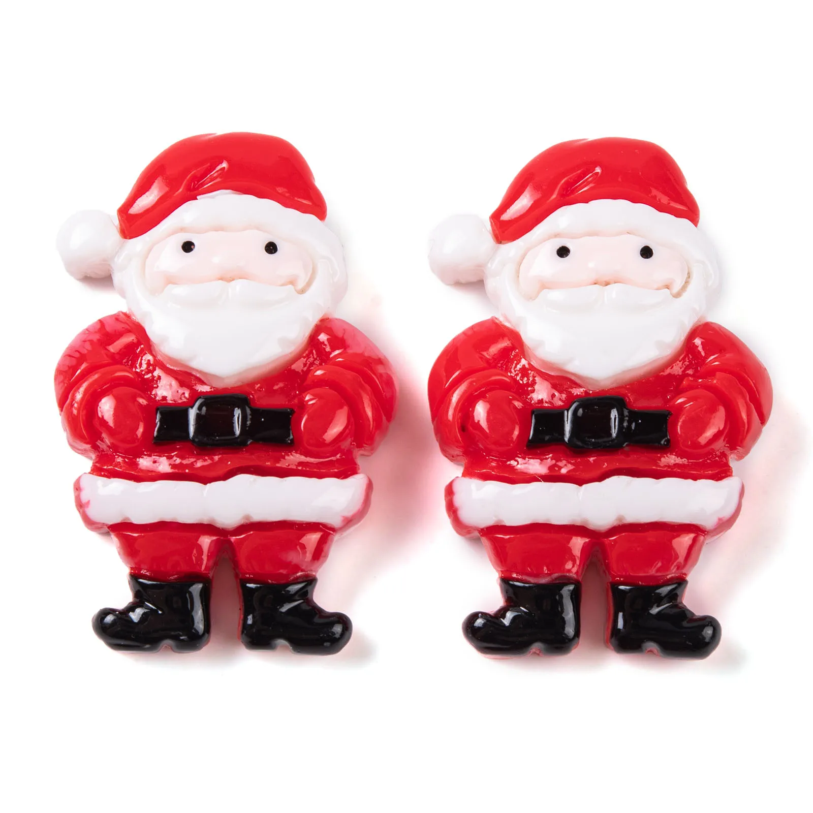 130 шт. рождественская тема непрозрачные декоративные кабошоны из смолы смоляные