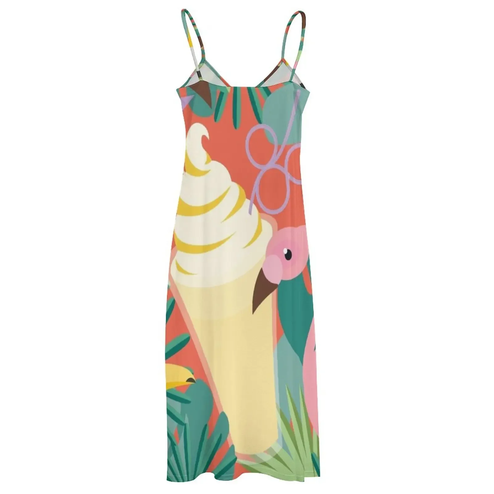 Минималистичное платье без рукавов Dole Whip женская одежда женские платья длинные