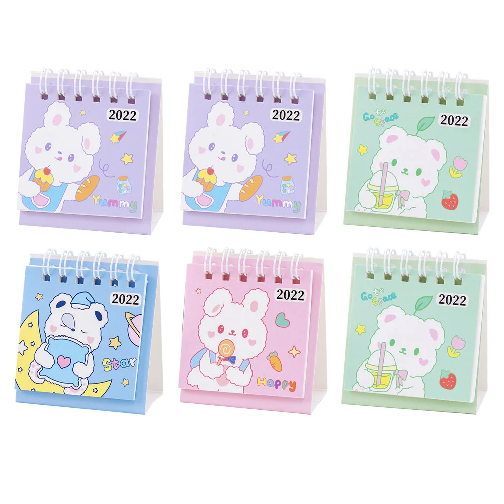 

Calendar Desk Mini Table Monthly 12 Easel Schedule Planner Countertoplist Pad Dostanding Tabletop Calendars
