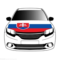 slovakia flags car hood cover flags 3 3x5ft 100polyestercar bonnet banner