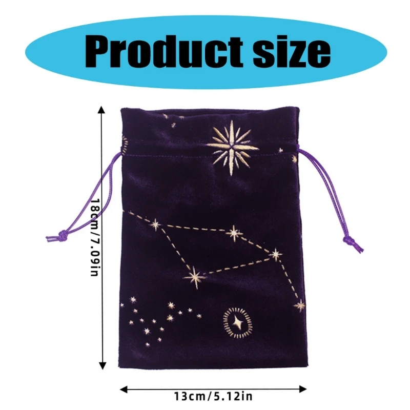 Сумка для кубиков на шнурке астролябии гадание сумка карт Таро настольная игра