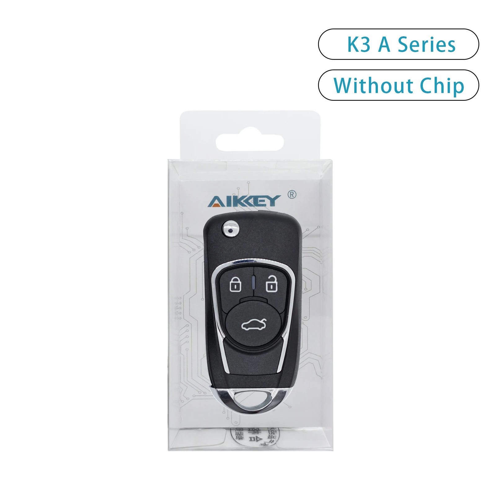 AIK KEY Tool K3 Универсальный 3-кнопочный автомобильный дистанционный брелок серии для