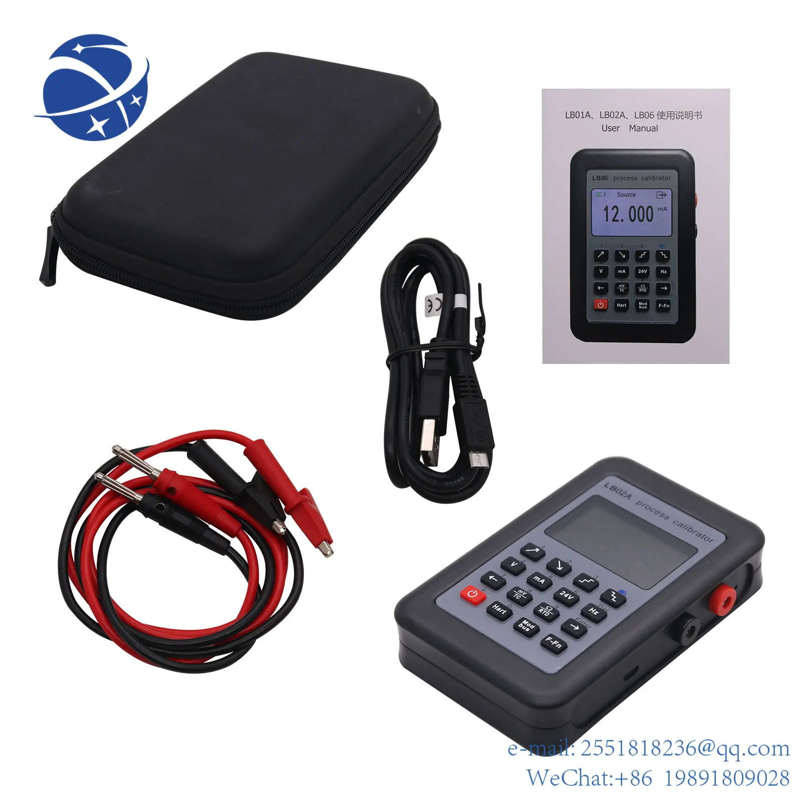 

YYHC LB02A Multifunction Process Calibrator Signal Generator for Frequency RTD TC mV mA Calibration