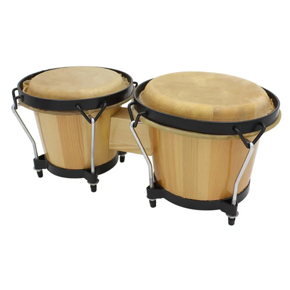 

2pcs/set Buffalo Drum Skin Leather Head Clear Sound Accessories For African Drum Bongo Drum Konka Drum