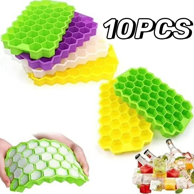 10 шт., силиконовая форма для льда, 37 ячеек | AliExpress