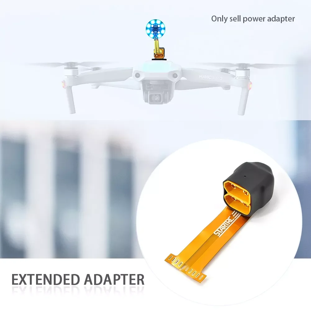 

Battery Extended Adapter Easy Install Drone Accessory Portable Outdoor Reusable Camera Professional Mini For DJI Mavic Air 2